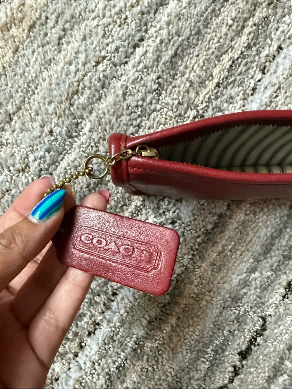 Coach Chunky Case 7165 Red - Picture 7 of 7